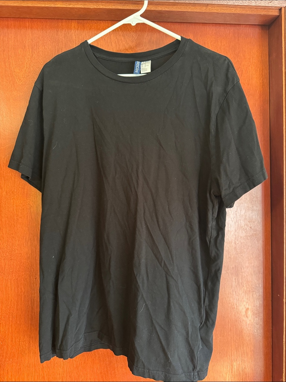 H&M Black Crew Neck Short Sleeve Tee
